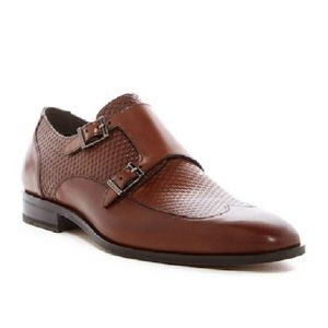 Mezlan Mens 16739 Double Monk Strap Woven Loafer